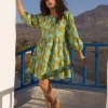 Hawa Hawaii Midi Tiered Dress