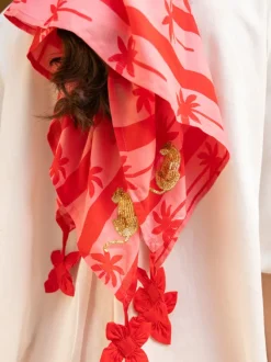 Holiday Hand Sequined Modal Scarf