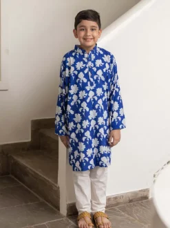 Hriday Blue Long Kurta