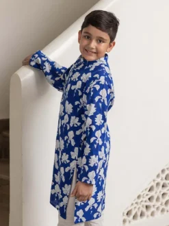 Hriday Blue Long Kurta