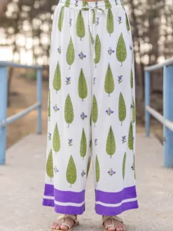 ILA Block Printed Palazzo Pants