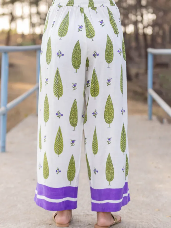 ILA Block Printed Palazzo Pants