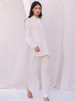 Ivory Slub Shirt