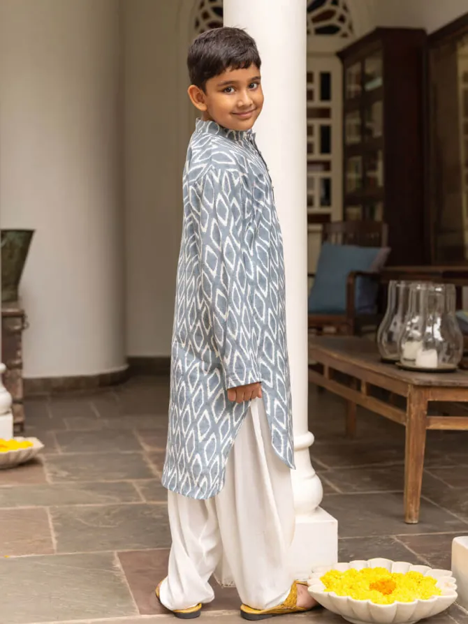 Jay Organic Cotton Block Printed Long Kurta