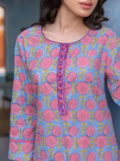 Jaya Printed Cotton Long Kurta