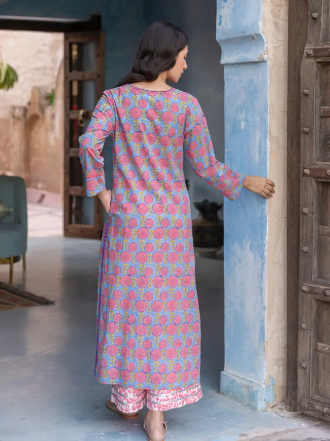 Jaya Printed Cotton Long Kurta
