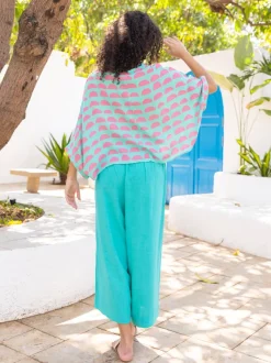 Jenny Printed Modal Poncho Top