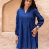 Jewel Pintuck Shirt Kurta