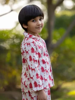 Jingle Bell Organic Cotton Pyjama Set