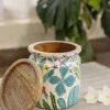 Jungle Breeze Wooden Jar