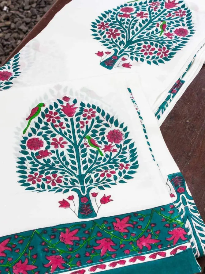 Kalpavriksha Block Printed Cotton Curtain
