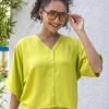 Kaze Slub Short Top