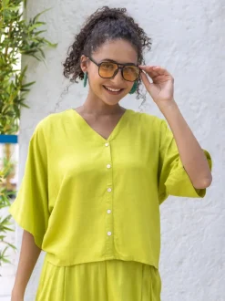 Kaze Slub Short Top