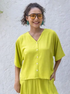 Kaze Slub Short Top