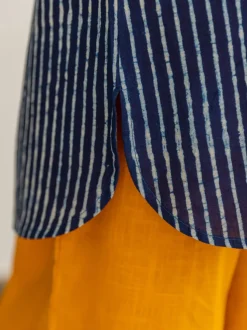 Keya Indigo Dabu Cotton Tunic