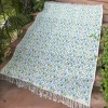 Kolam Block Printed Cotton Dhurrie Rug