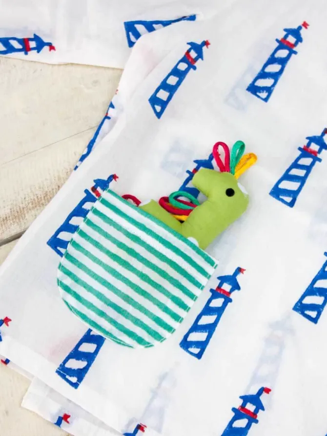 Lighthouse Magic Organic Cotton Block Printed Angrakha Set