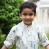 Lighthouse Organic Cotton Shirt Kurta with Roll Up Sleeves