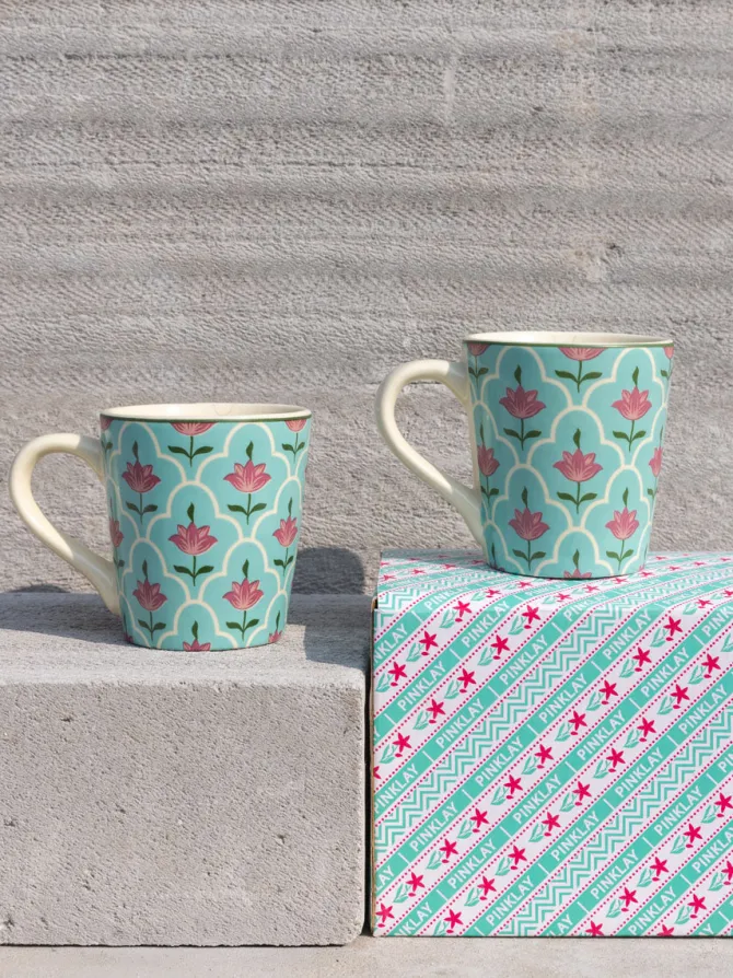Lotus Fields Ceramic Mug