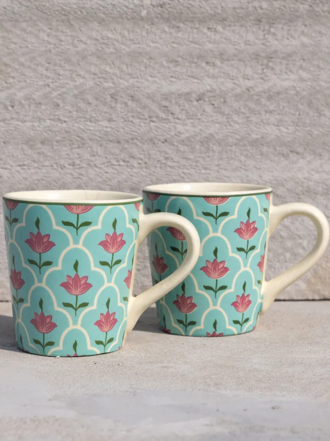 Lotus Fields Ceramic Mug
