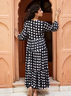 Lover Black Modal Maxi Dress