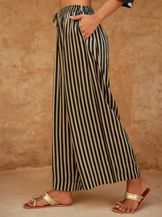 Lulu Slub Palazzo Pants