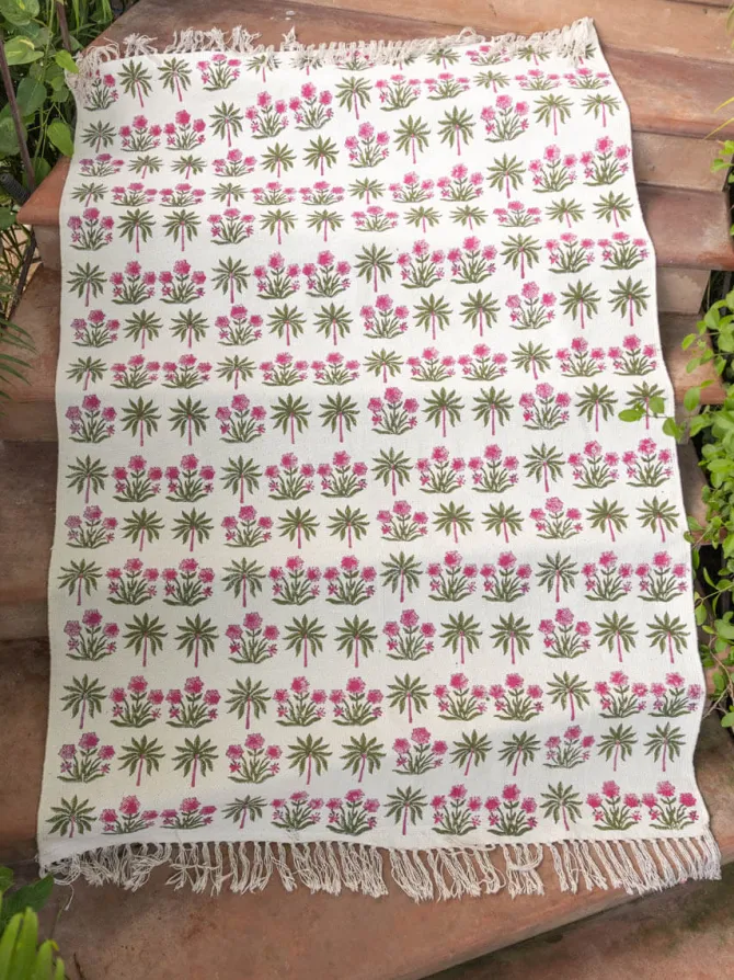 Madhuban Cotton Dhurrie Rug