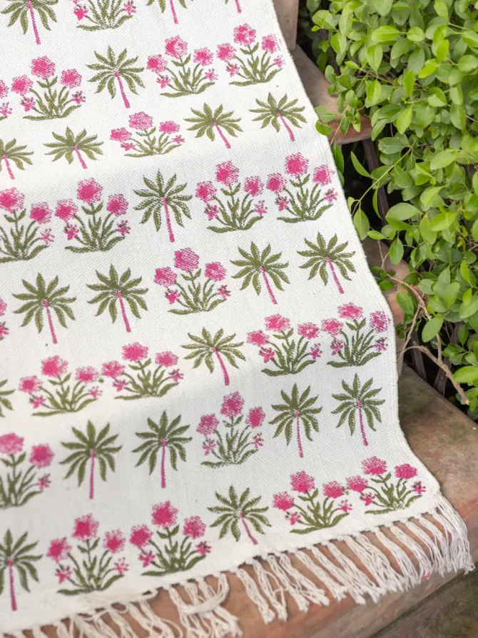 Madhuban Cotton Dhurrie Rug