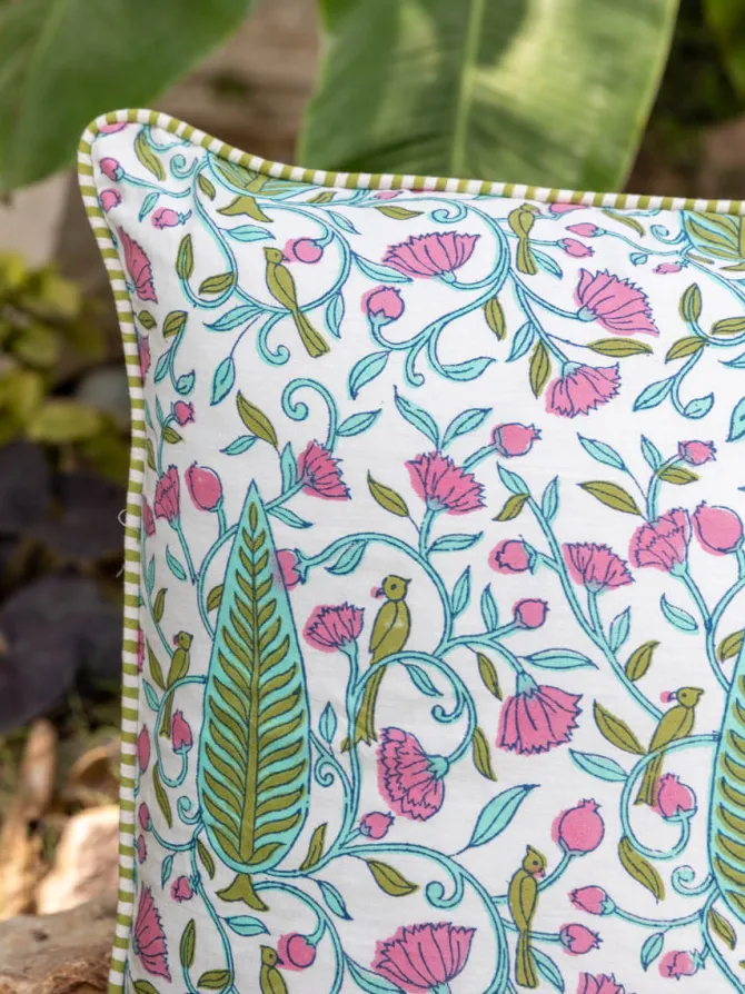 Mahek Cotton Cushion Cover - 24 Inch