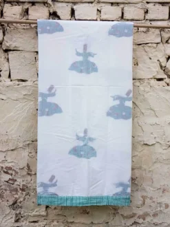 Mahtab Block Printed Muslin Dohar