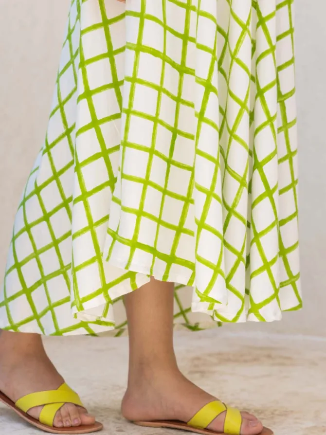 Marie Hand Block Printed Sleeveless Dress