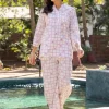 Marina Hand Block Printed Cotton Pyjama Set