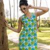 Mojito Block Printed Midi Dress