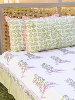 Mrinmayee Block Printed Cotton Bedsheet