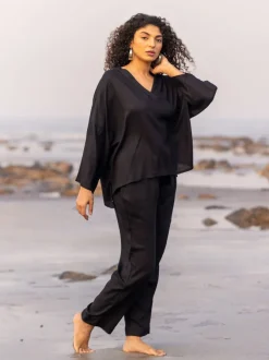 Mugdh Black Co-ord Set of 2