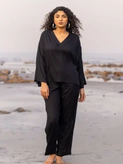 Mugdh Black Co-ord Set of 2