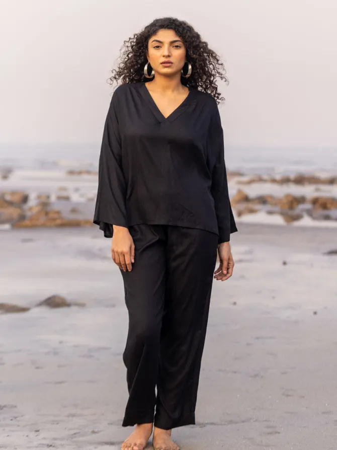 Mugdh Black Co-ord Set of 2