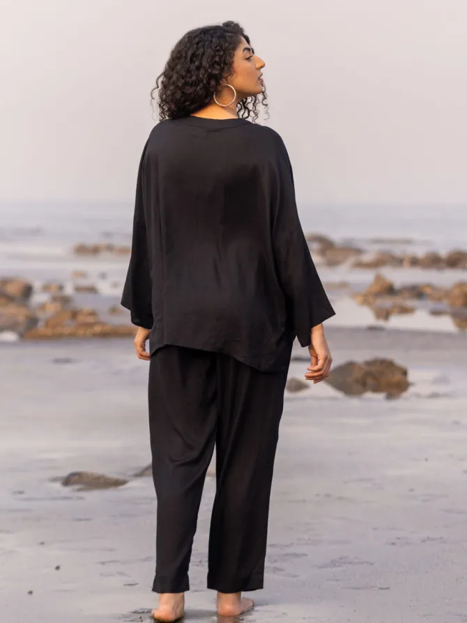 Mugdh Black Co-ord Set of 2