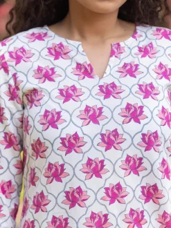 Nalini Block Printed Cotton Kurta
