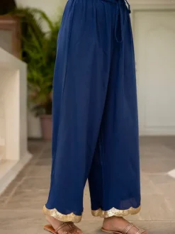 Naqsh Sequin Palazzo Pants