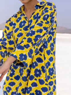 Natalie Slub Long Shirt - Comfort Fit