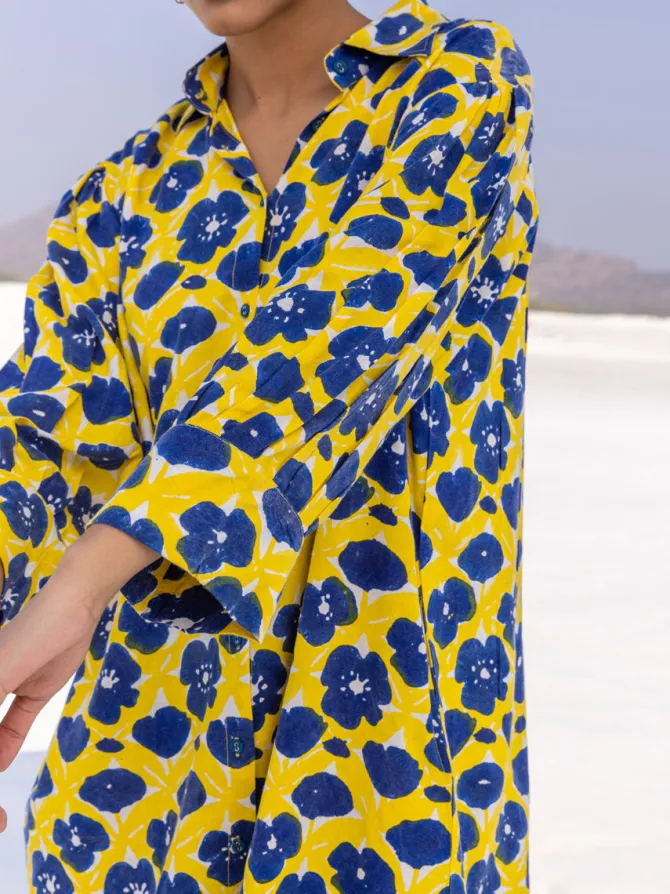 Natalie Slub Long Shirt - Comfort Fit