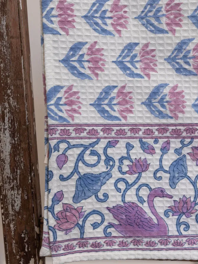 Neerja Hand Block Print Cotton Bath Towel
