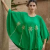 Nia Embroidered Poncho Top