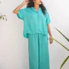 Nordic Solid Turquoise Co-ord Set of 2