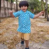 Ocean Splash Organic Cotton Printed Shirt