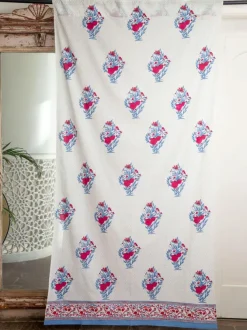 Pinar Block Printed Cotton Curtain