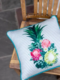 Pineapple Blast Cotton Cushion Cover - 16 Inch