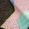 Pink Giraffe Organic Cotton Quilt for Infants