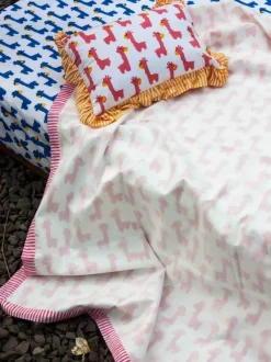 Pink Giraffe Organic Cotton Dohar
